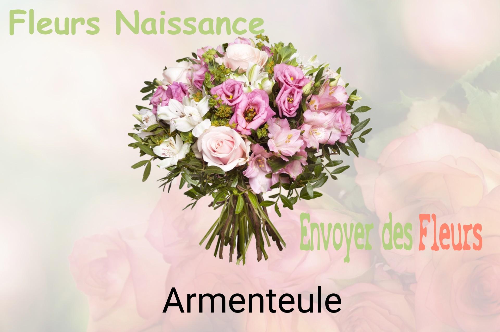 Bouquet de fleurs de naissance livré à Armenteule